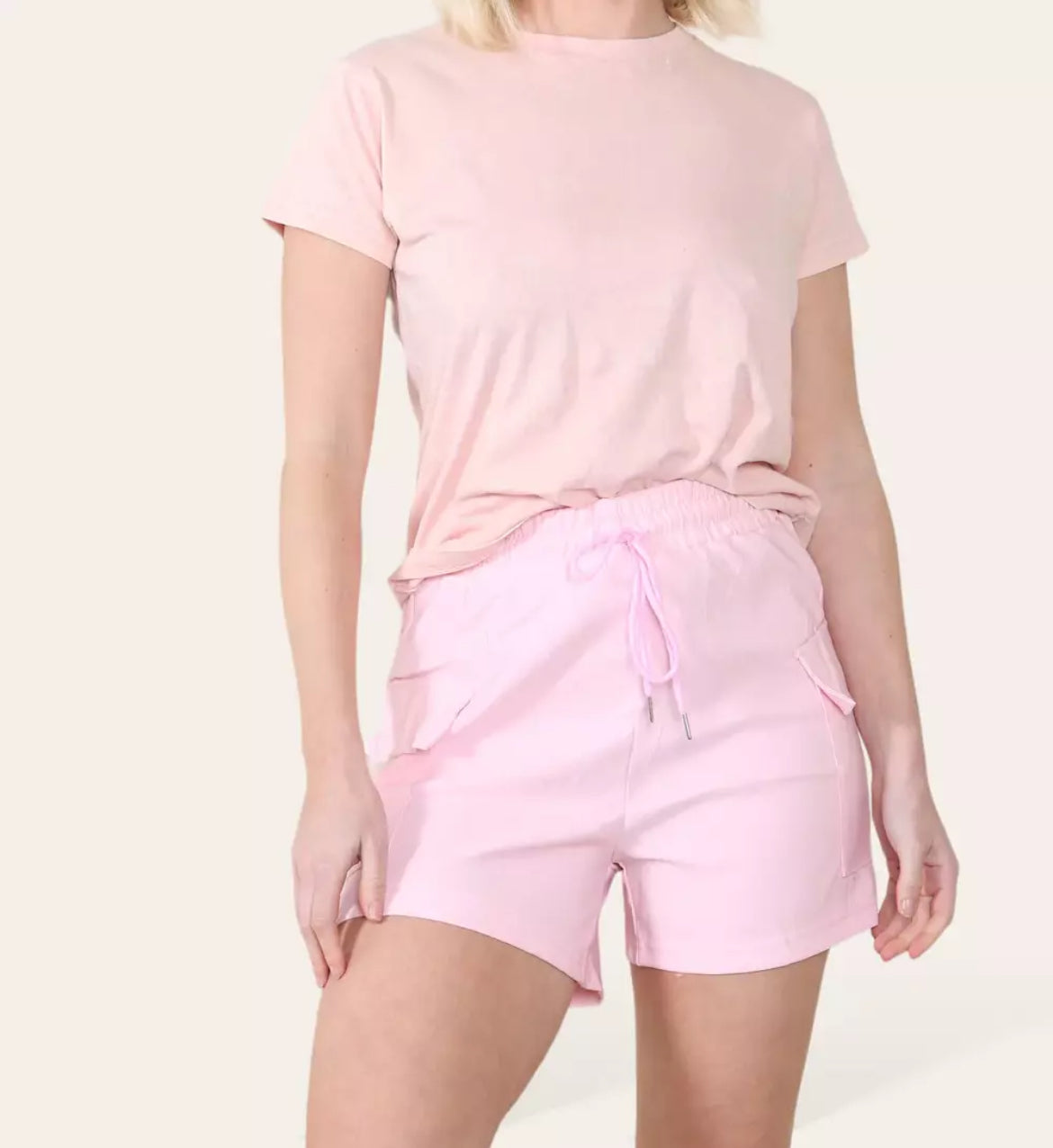 Suki Ladies Elasticated Hot Pant Cargo Shorts