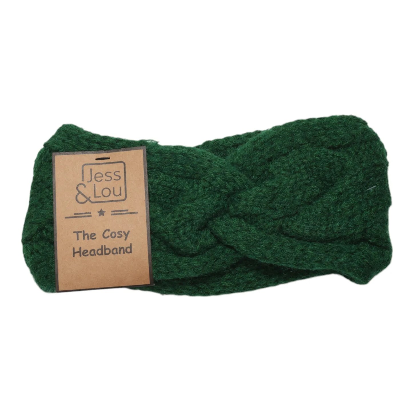Jess & Lou Cosy Cable, Knot Front Headband