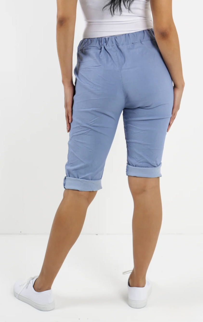 Italian Plain Magic Stretch Chino Shorts