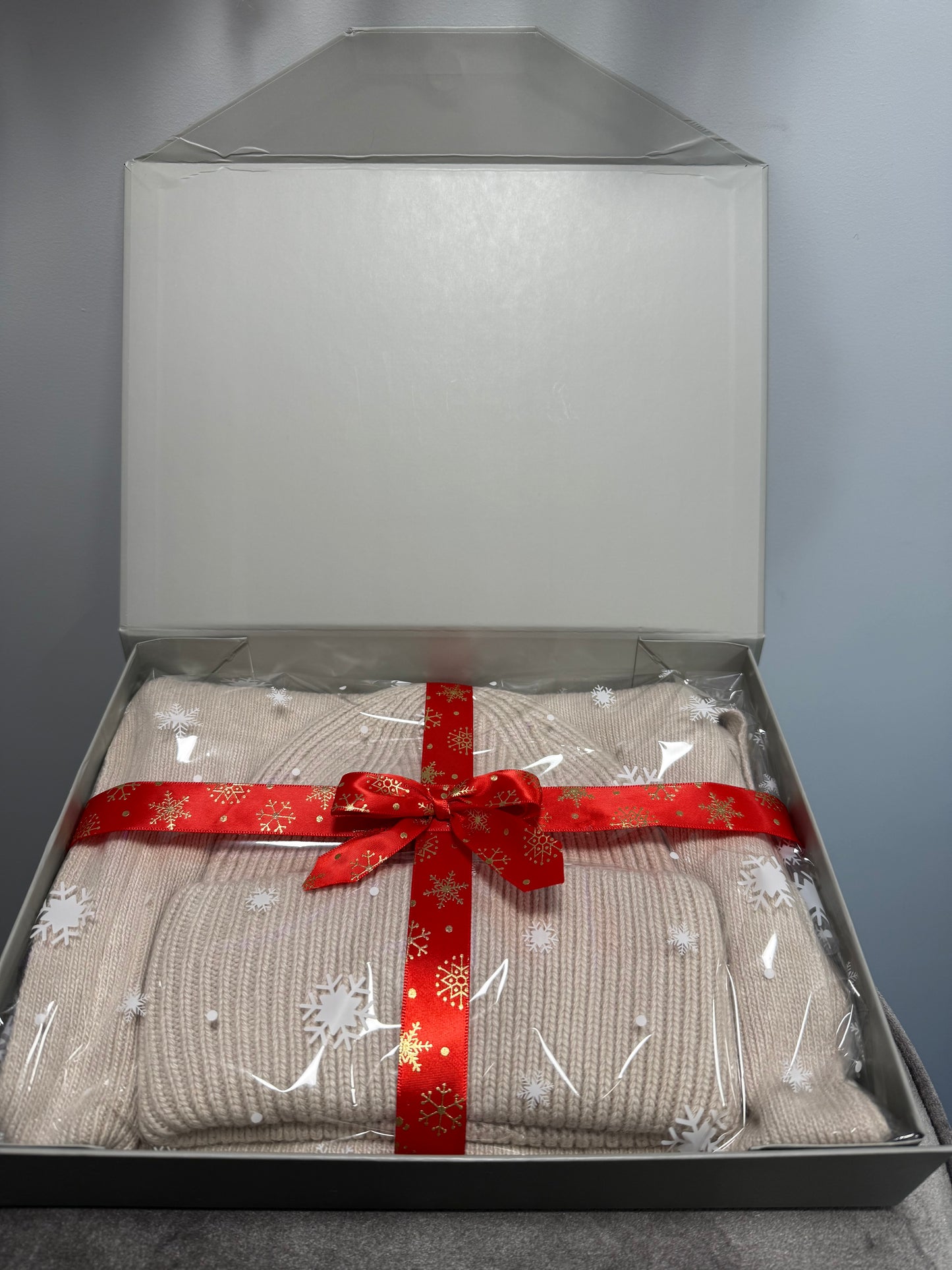 Beanie Hat and Scarf Set in Gift Box