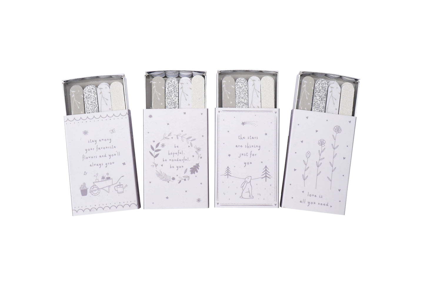 Send With Love Matchbox Nail Files