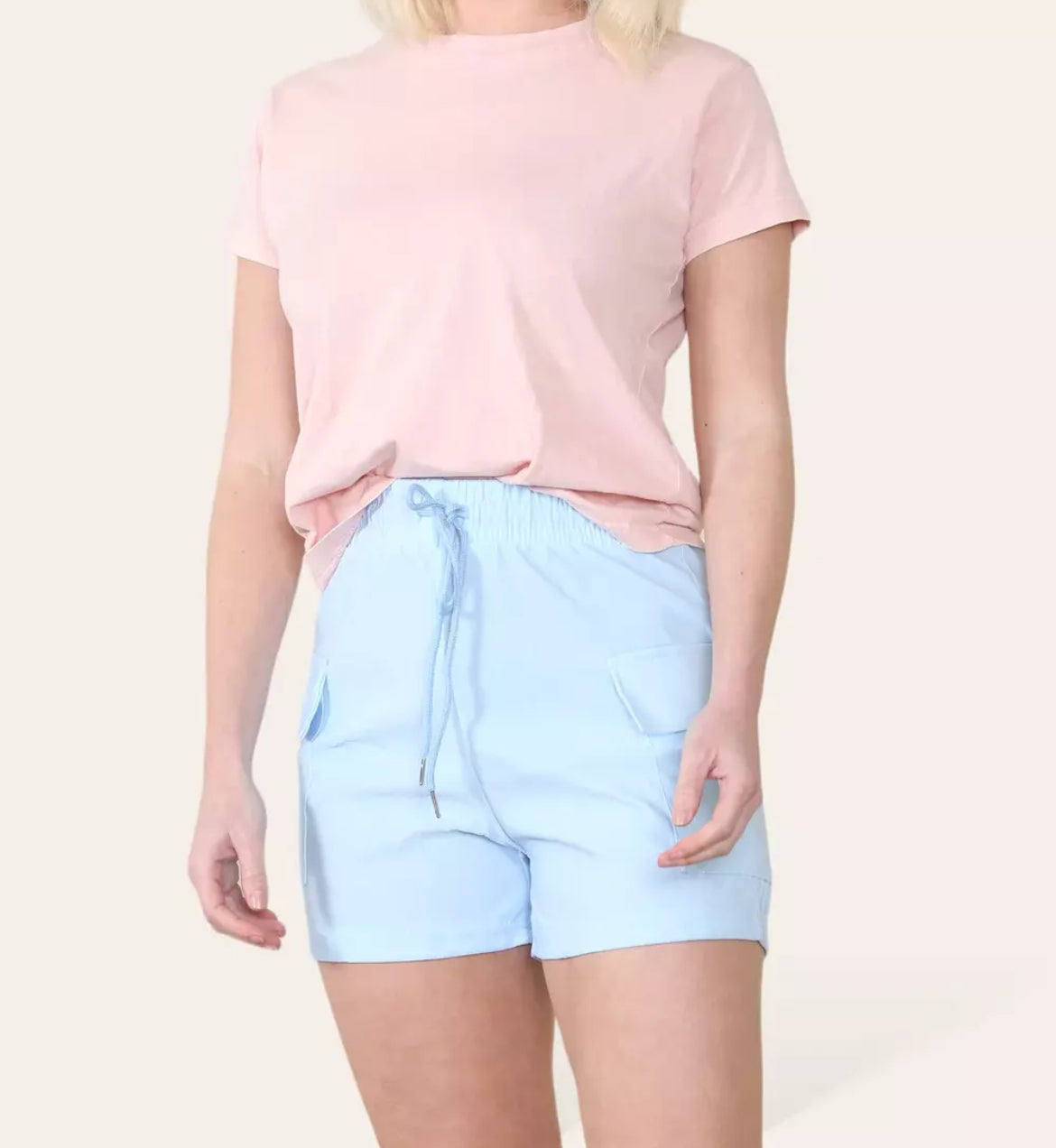 Suki Ladies Elasticated Hot Pant Cargo Shorts