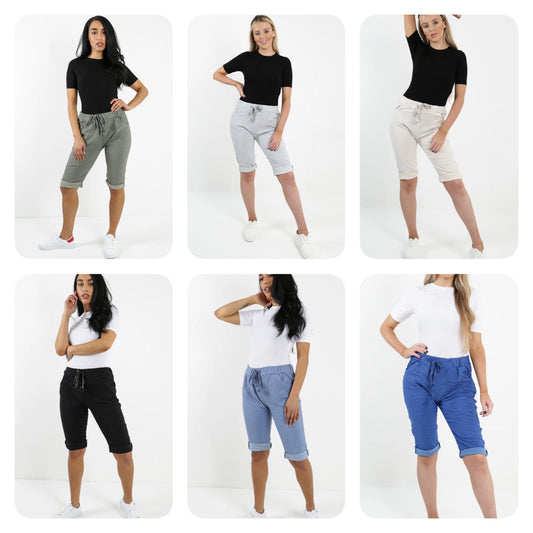 Italian Plain Magic Stretch Chino Shorts