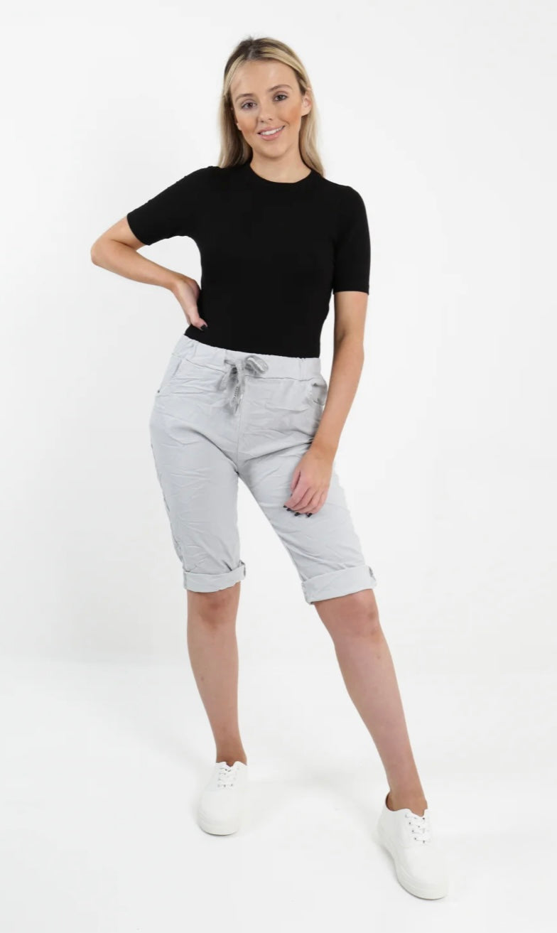Italian Plain Magic Stretch Chino Shorts