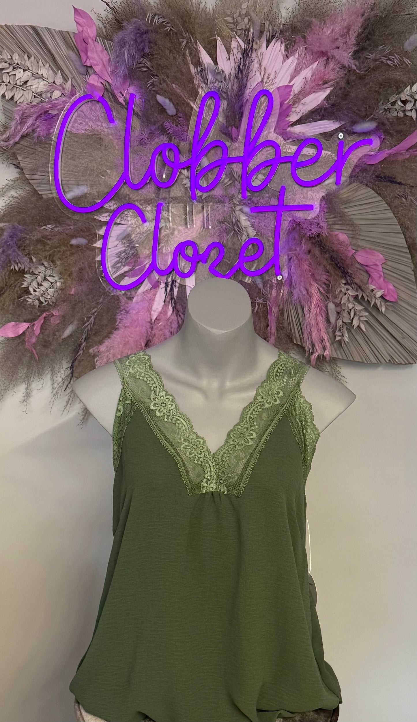 Elodie Italian Lace Vest Top