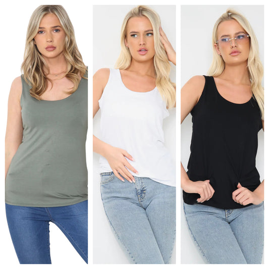 Plus Size Basic Vest