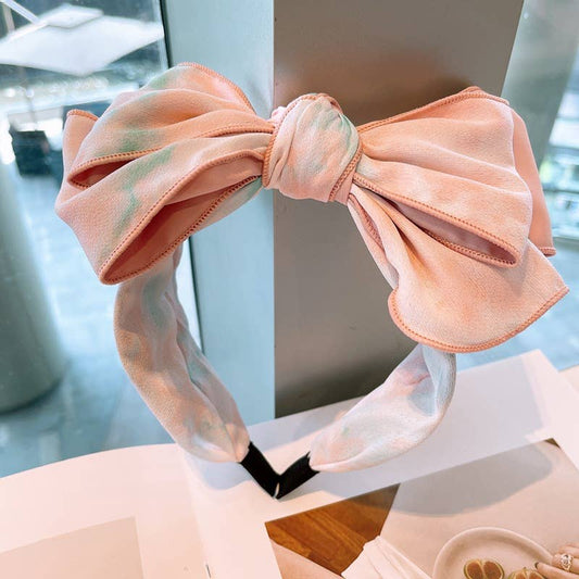 Pink Comfortable Chic Bow Headband