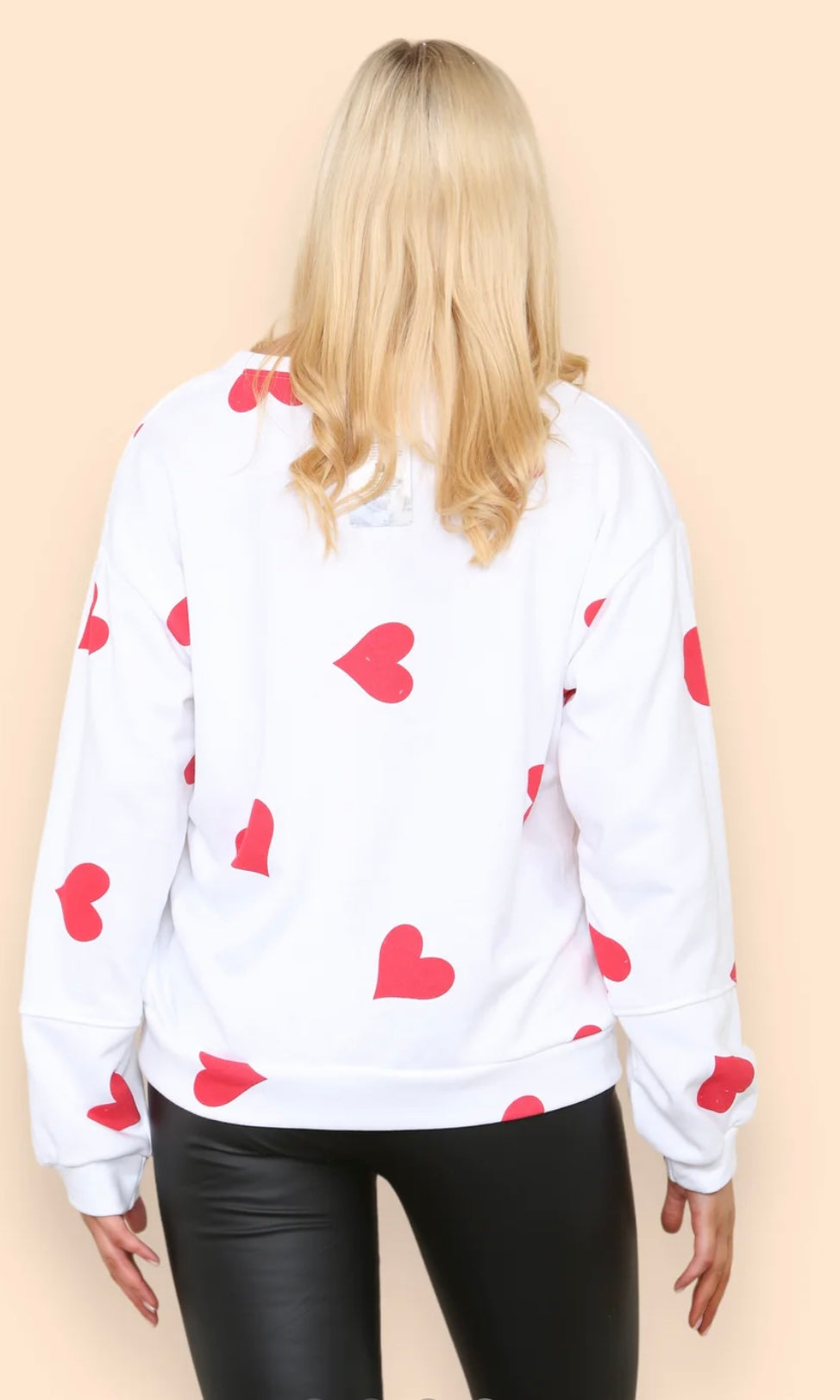 Hava - Multi Heart Print Sweatshirt