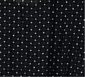 Black Sparkle Velour Sequin Body Suit