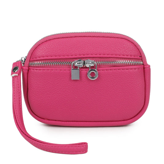 Fuchsia Wristlet Purse