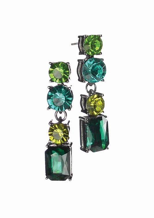 Grande Drops - Gun Metal, Green & Greener