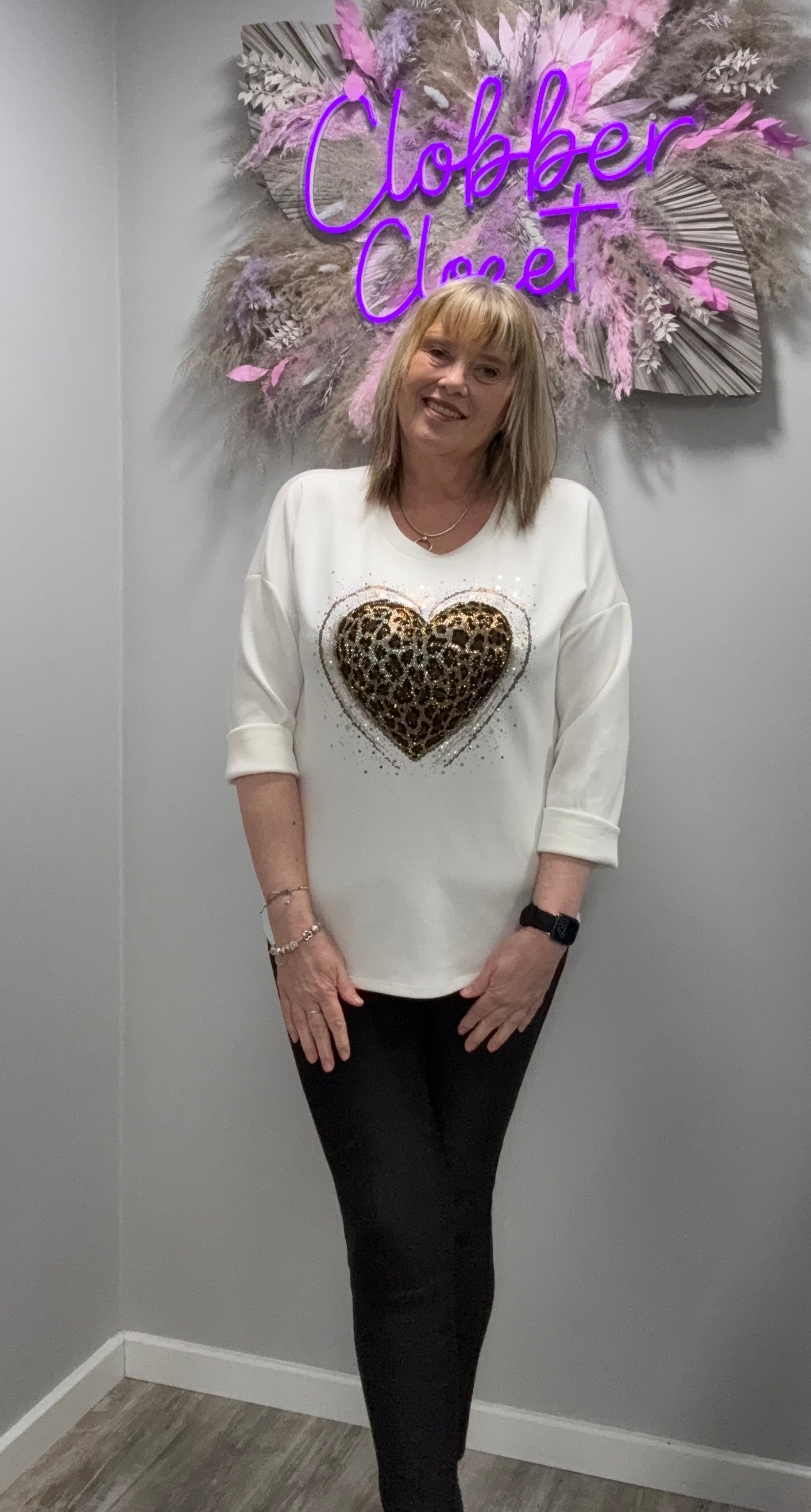 Heart Sparkle Sweatshirt