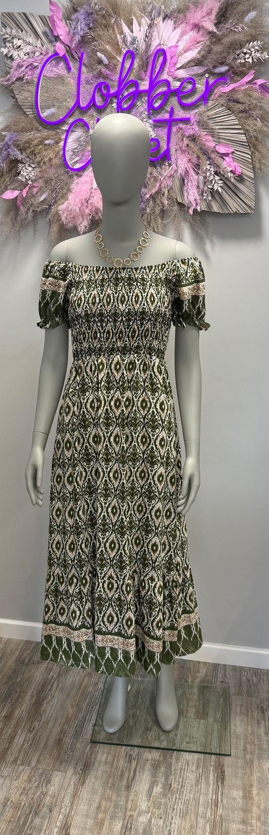 Ria Rouched Chest Maxi Dress