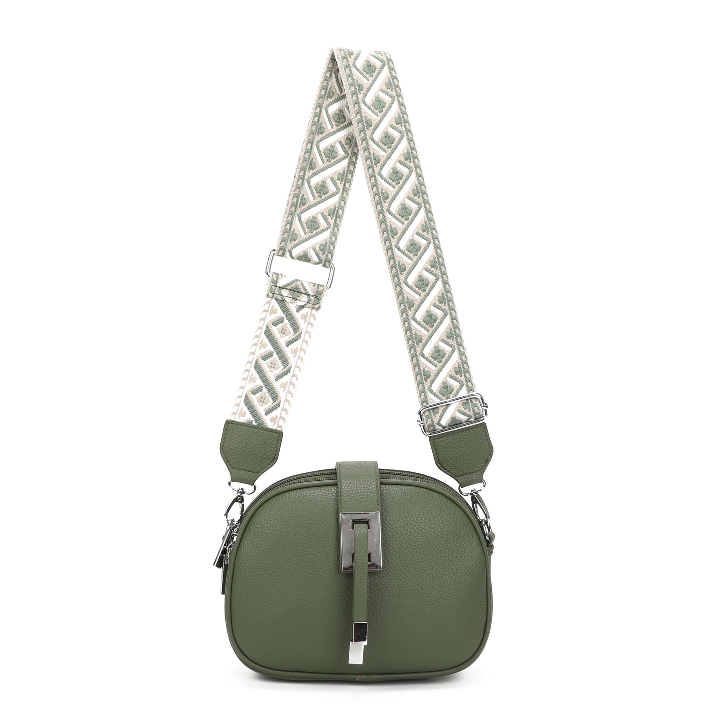 Crossbody Bag with Colourful Interchange Strap