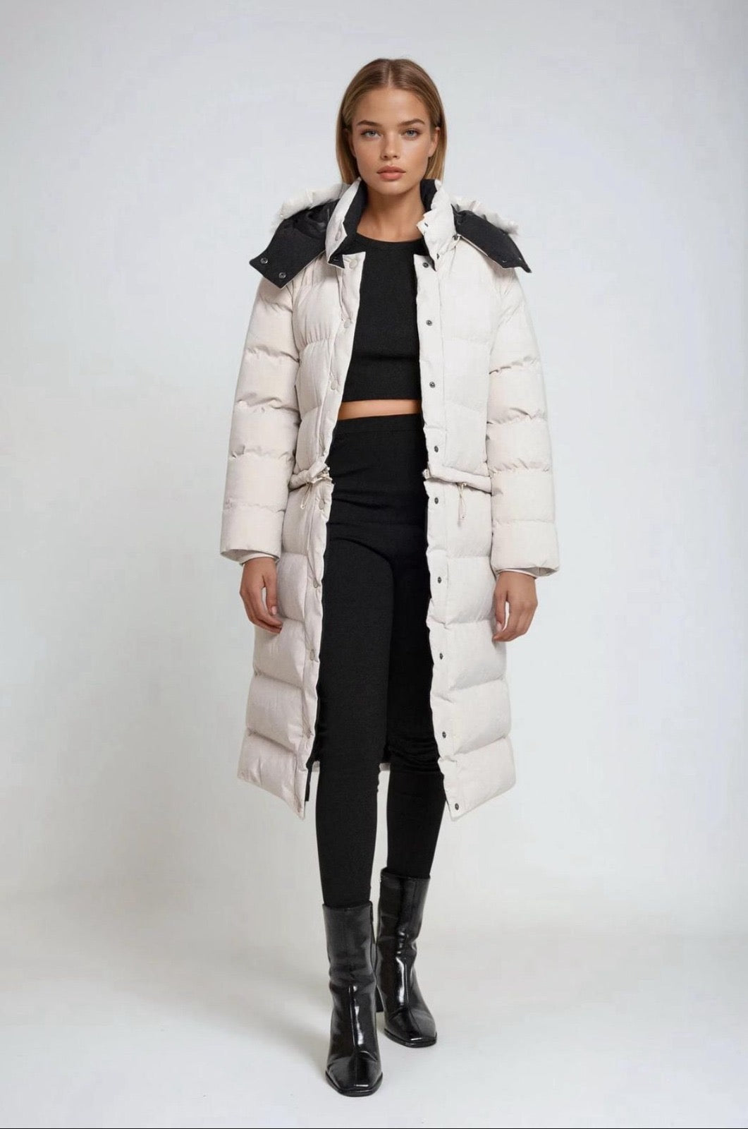 Hooded Puffer 2 in 1 Coat/Jacket