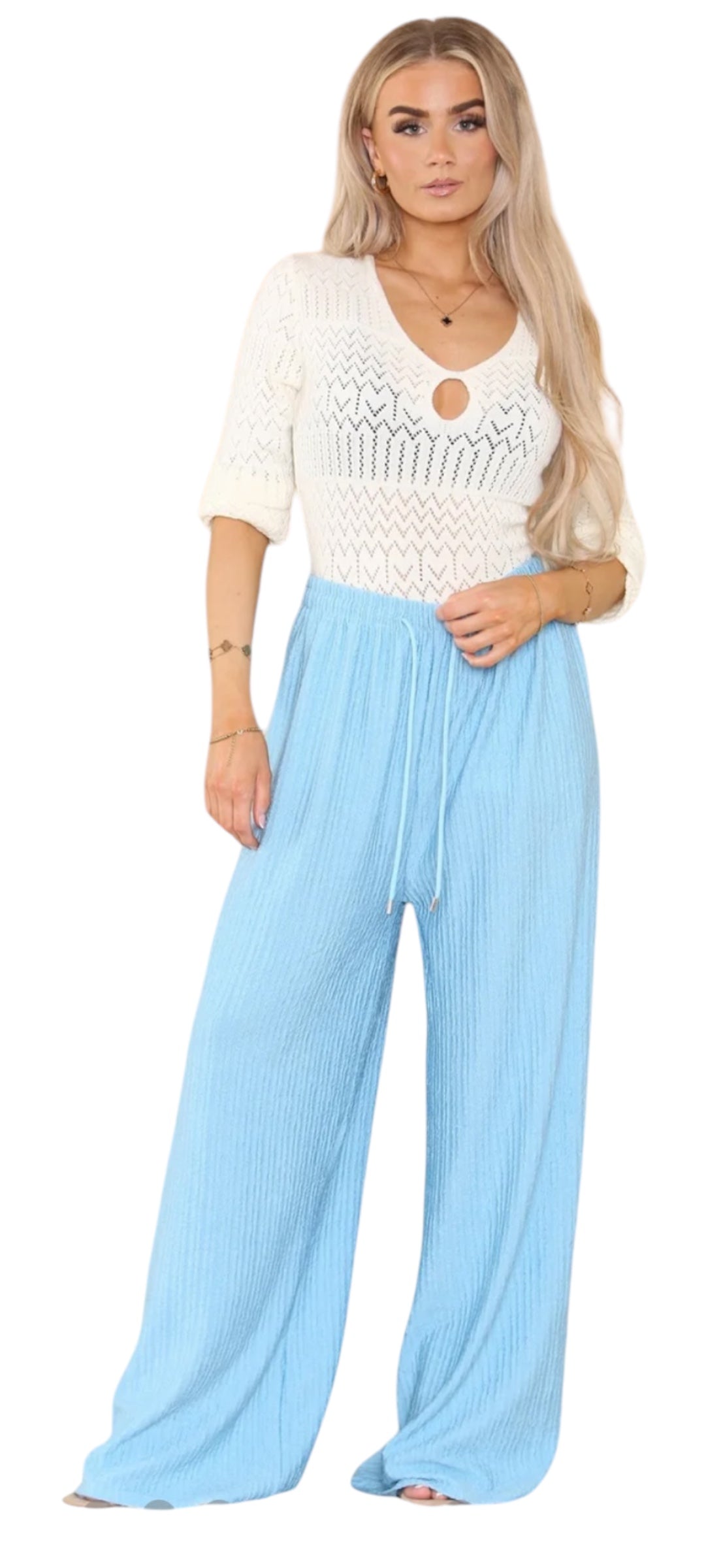 Textured Trouser