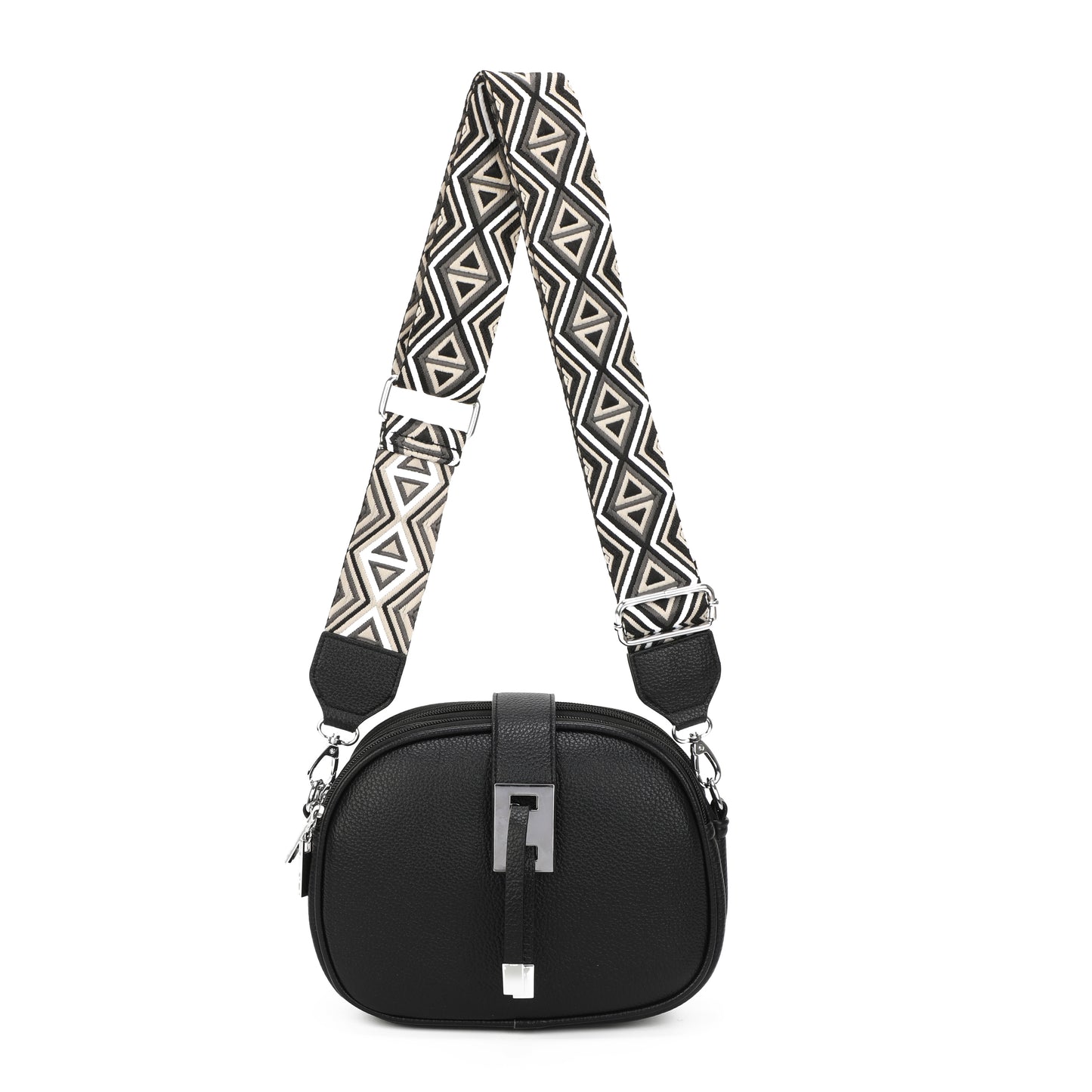 Crossbody Bag with Colourful Interchange Strap