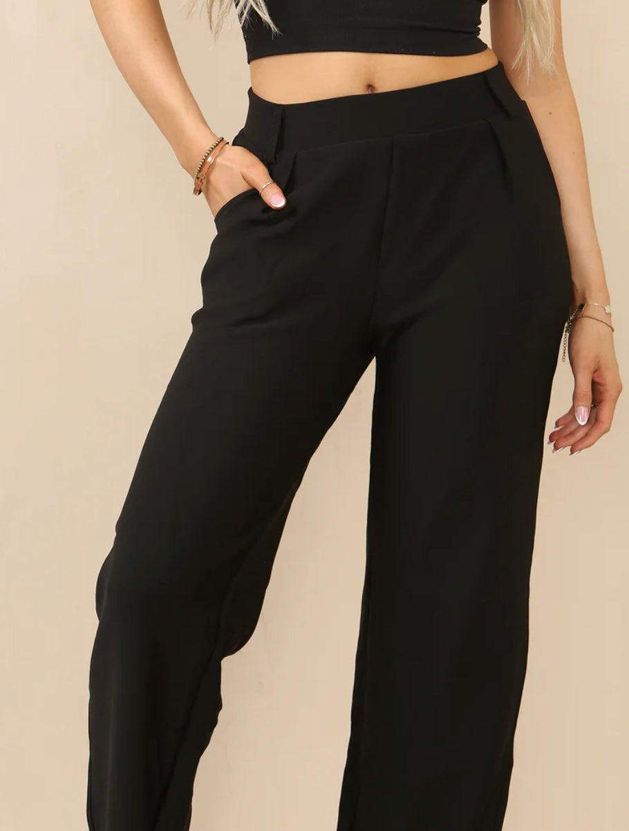 Glenda Relaxed Fit Scuba Trousers