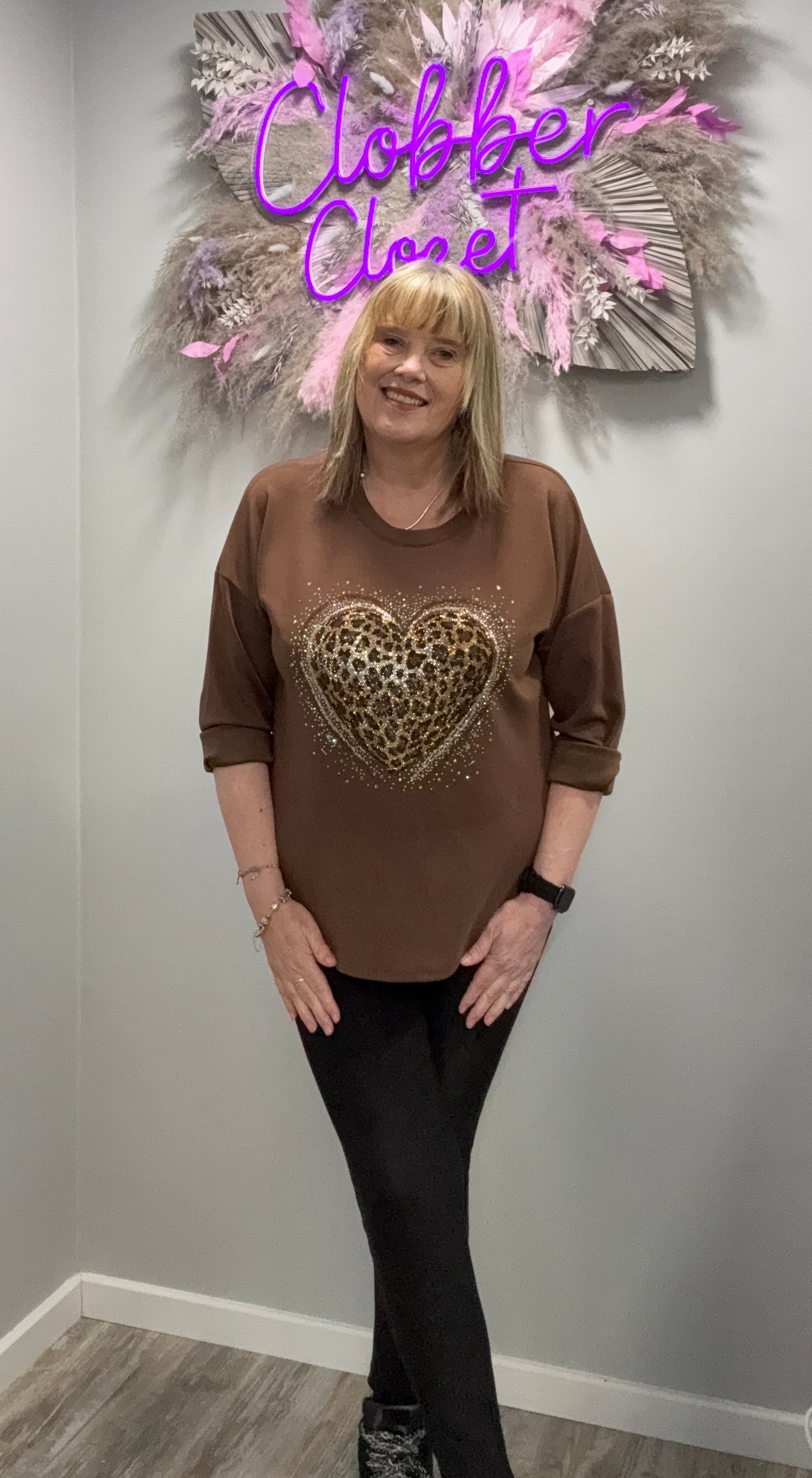 Heart Sparkle Sweatshirt