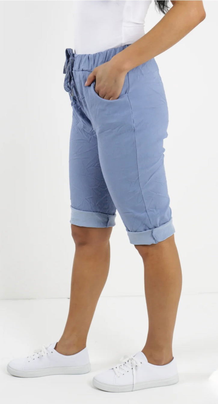 Italian Plain Magic Stretch Chino Shorts