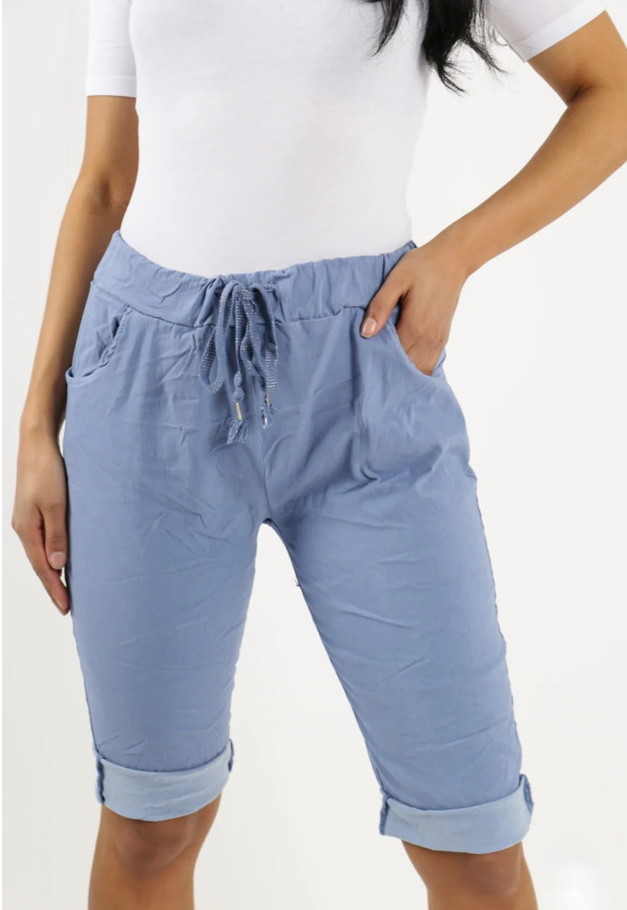 Italian Plain Magic Stretch Chino Shorts