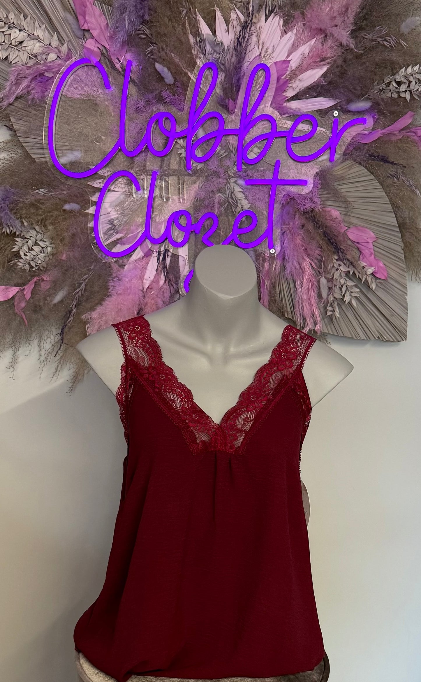 Elodie Italian Lace Vest Top