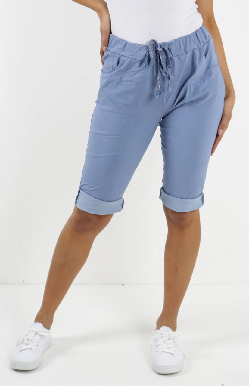Italian Plain Magic Stretch Chino Shorts