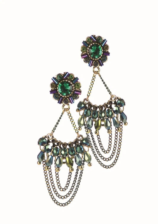 Chain Layer with Beads - Petrol