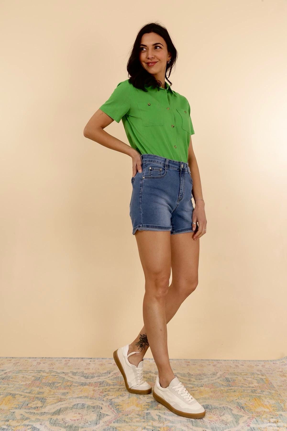 G-Smack Stretch Denim Shorts