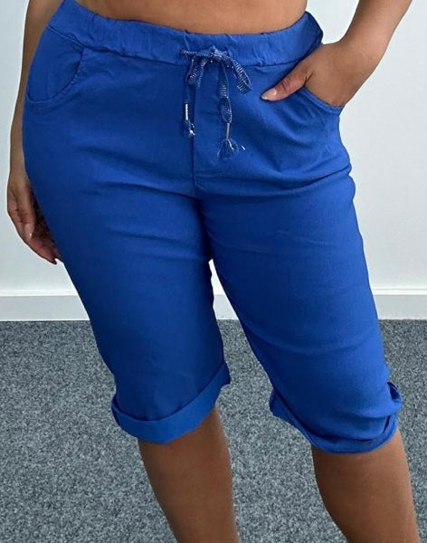 Italian Plain Magic Stretch Chino Shorts
