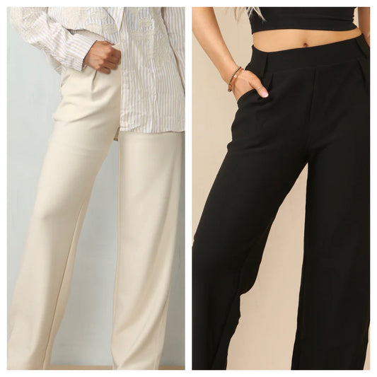 Glenda Relaxed Fit Scuba Trousers