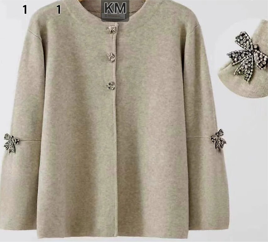 Crystal Bow Cardigan