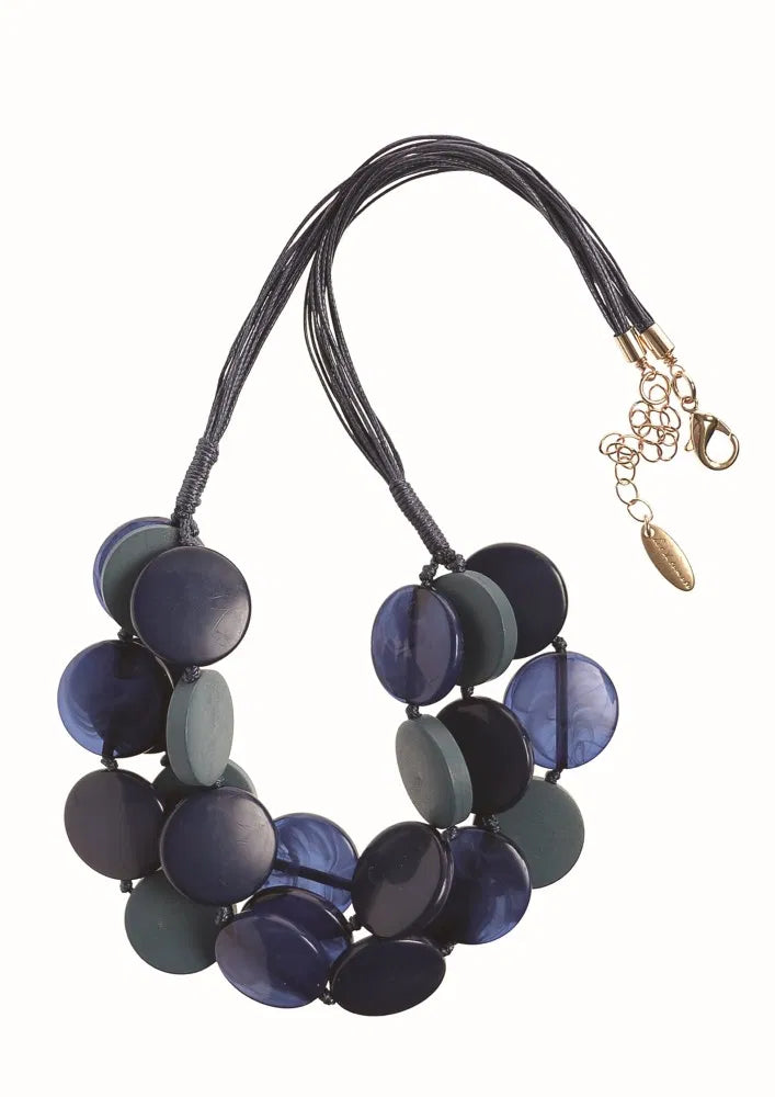 Disc Treble on Multi Cord - French Blue/Navy