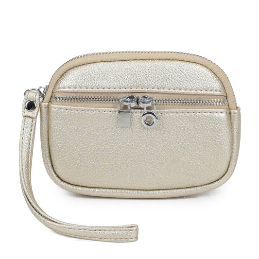 Gold Wristlet Purse