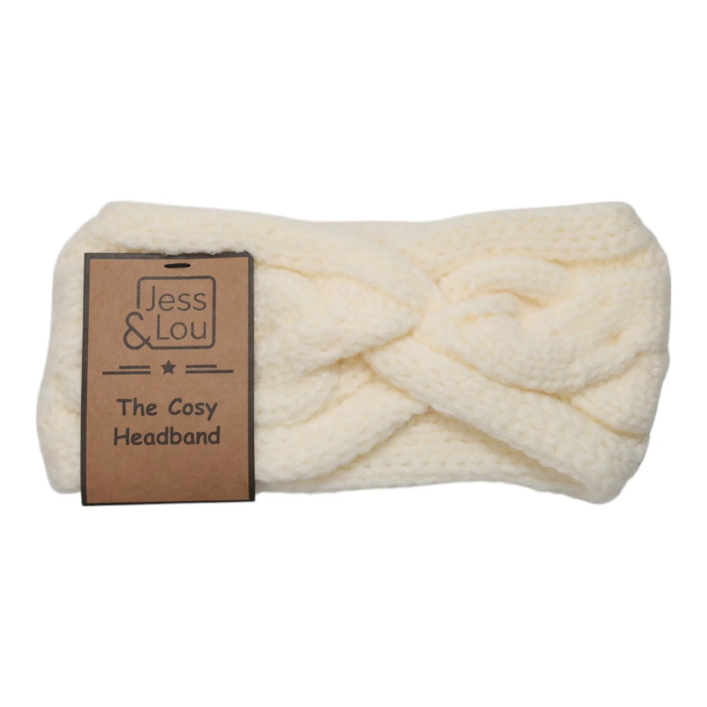 Jess & Lou Cosy Cable, Knot Front Headband