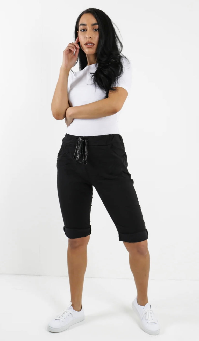 Italian Plain Magic Stretch Chino Shorts