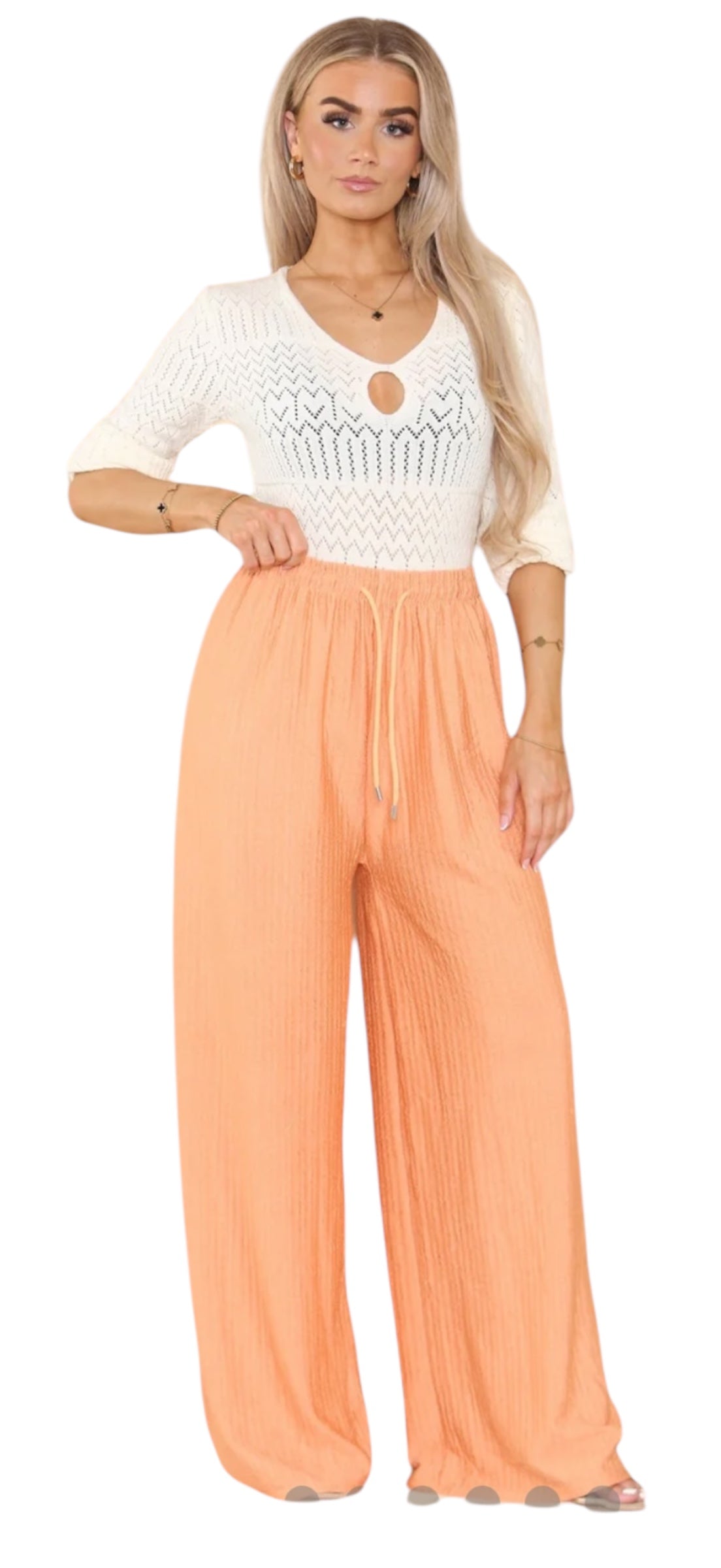 Textured Trouser
