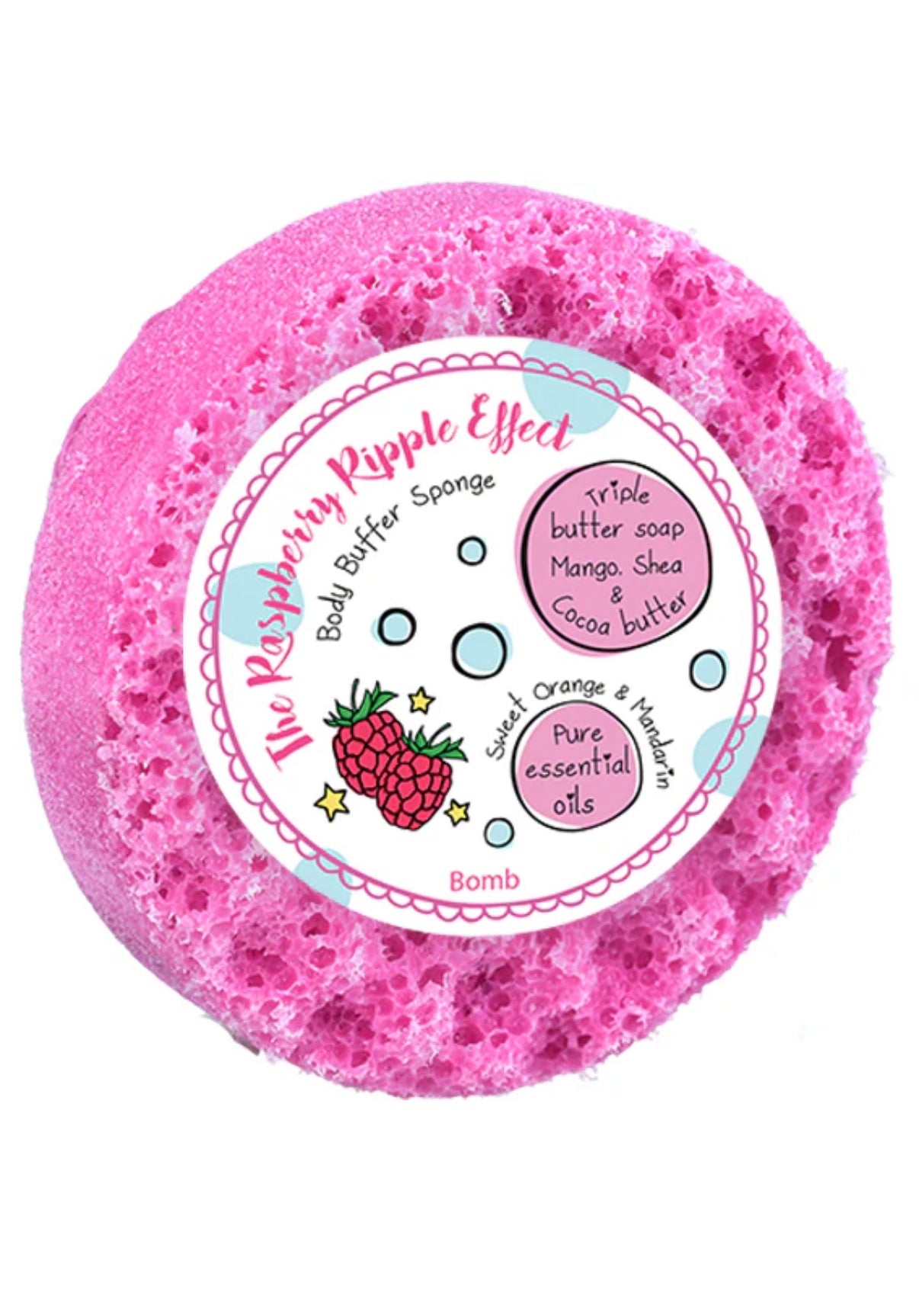 Bomb Cosmetics Raspberry Ripple Effect Body Buffer