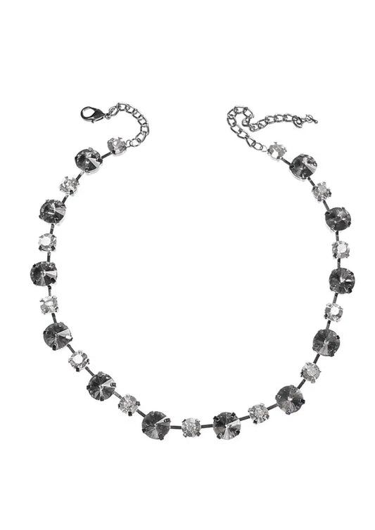 Glam Rock Chic - Gun Metal / Blk Diamante