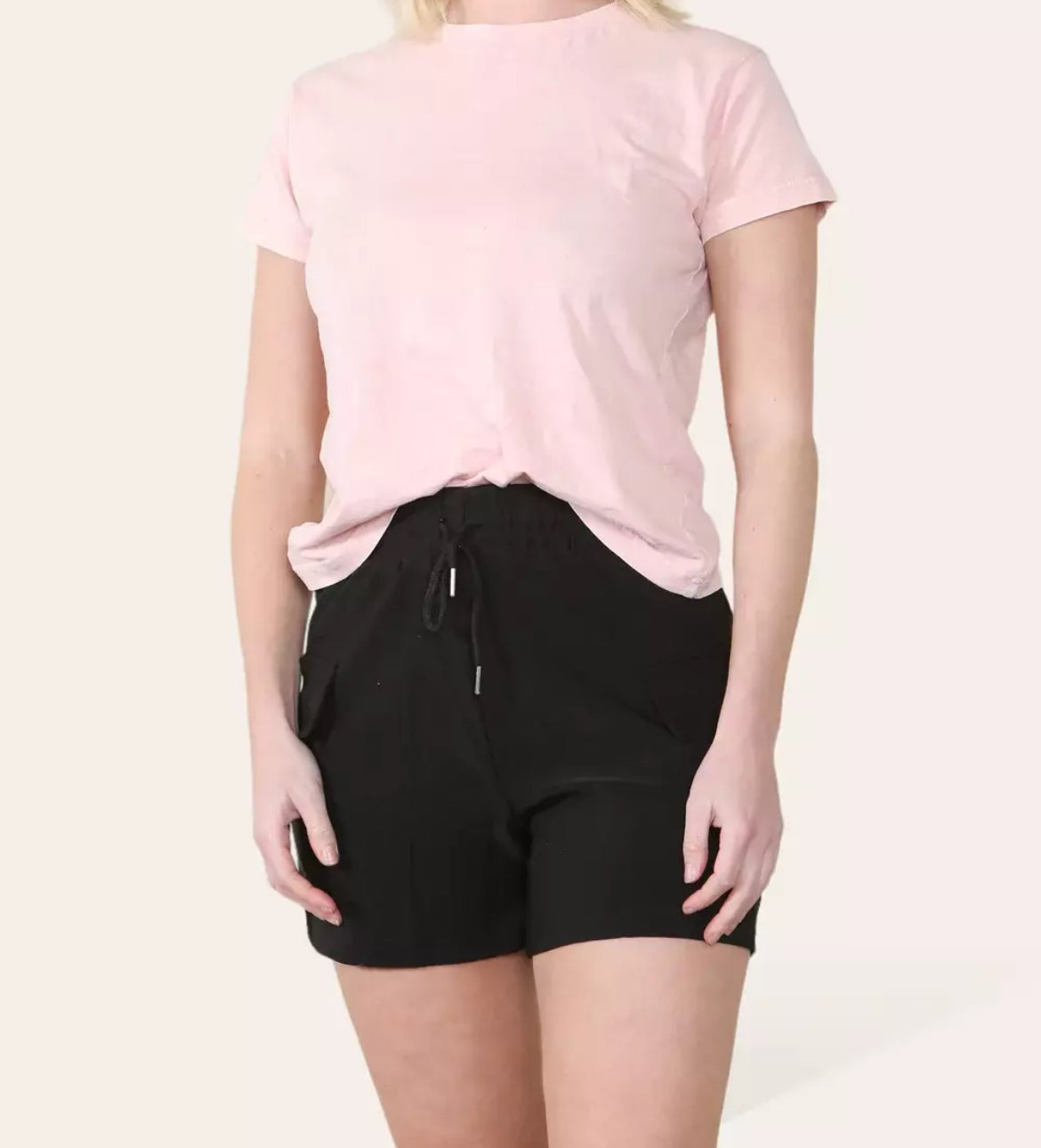 Suki Ladies Elasticated Hot Pant Cargo Shorts