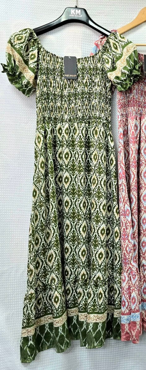 Ria Rouched Chest Maxi Dress
