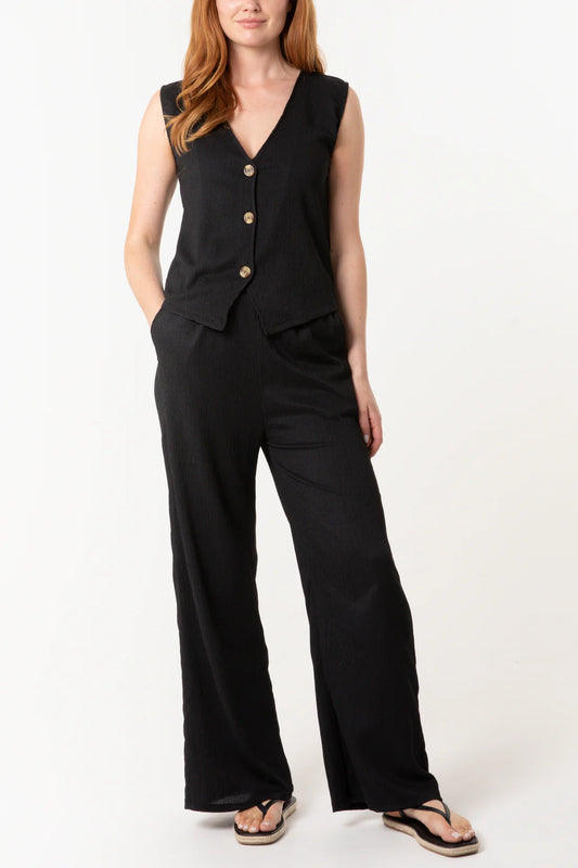 Charity Waistcoat and Wide Leg
Trousers Co-ord