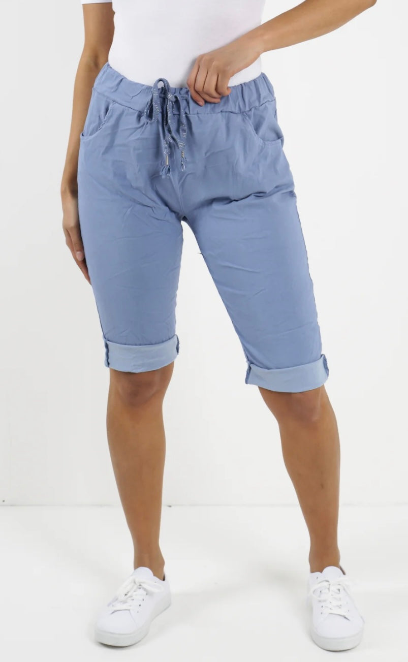 Italian Plain Magic Stretch Chino Shorts