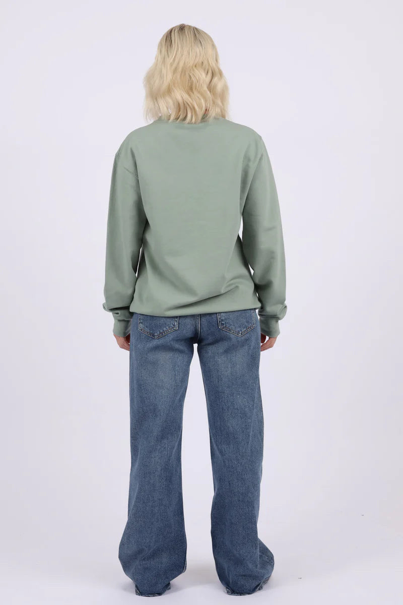 Manhattan New York Embroidered Sweatshirt