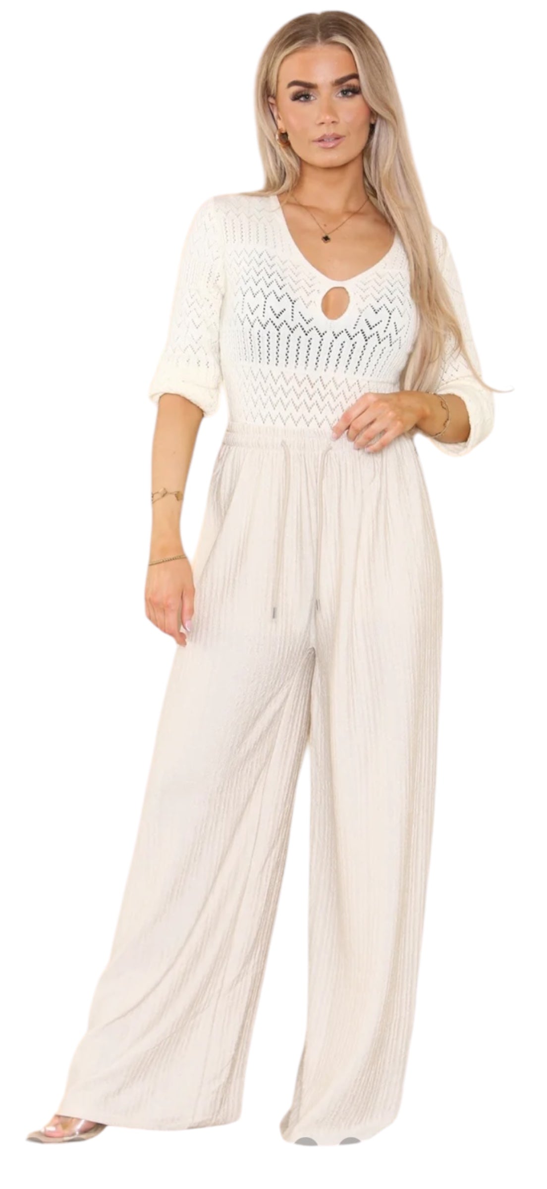 Textured Trouser