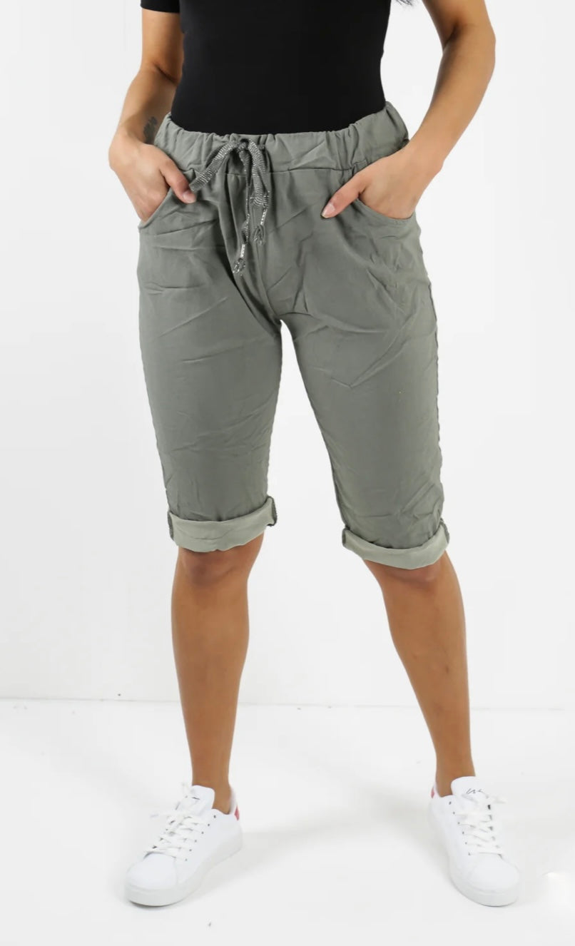 Italian Plain Magic Stretch Chino Shorts