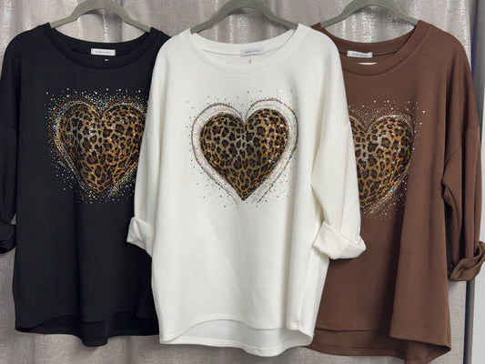 Heart Sparkle Sweatshirt