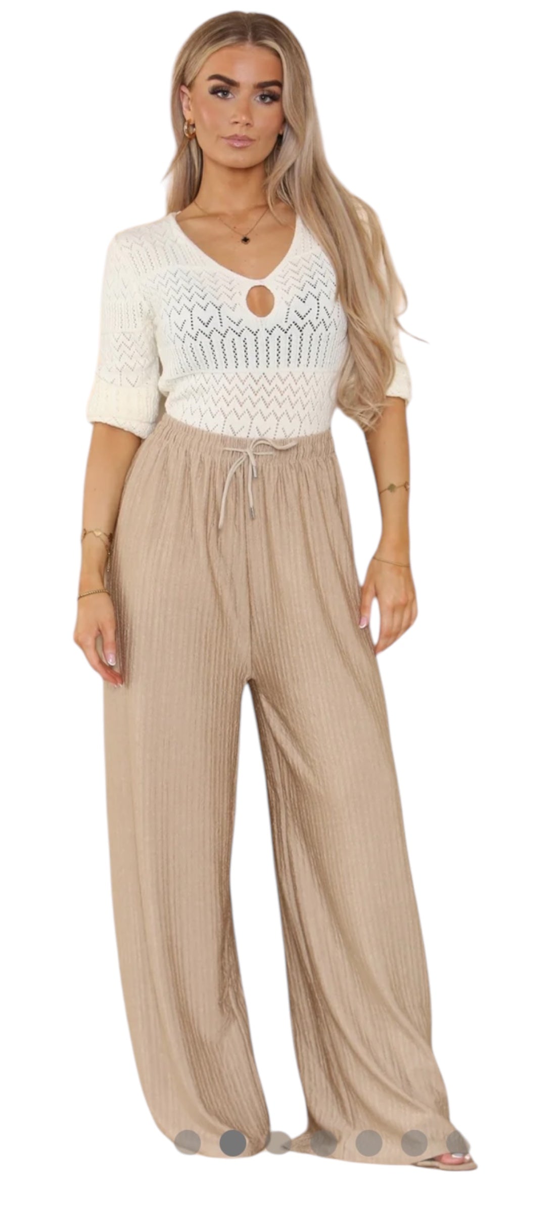 Textured Trouser