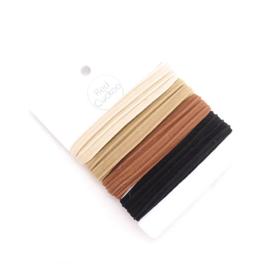 Natural Set Elastic Hair Ties Pack Of 4