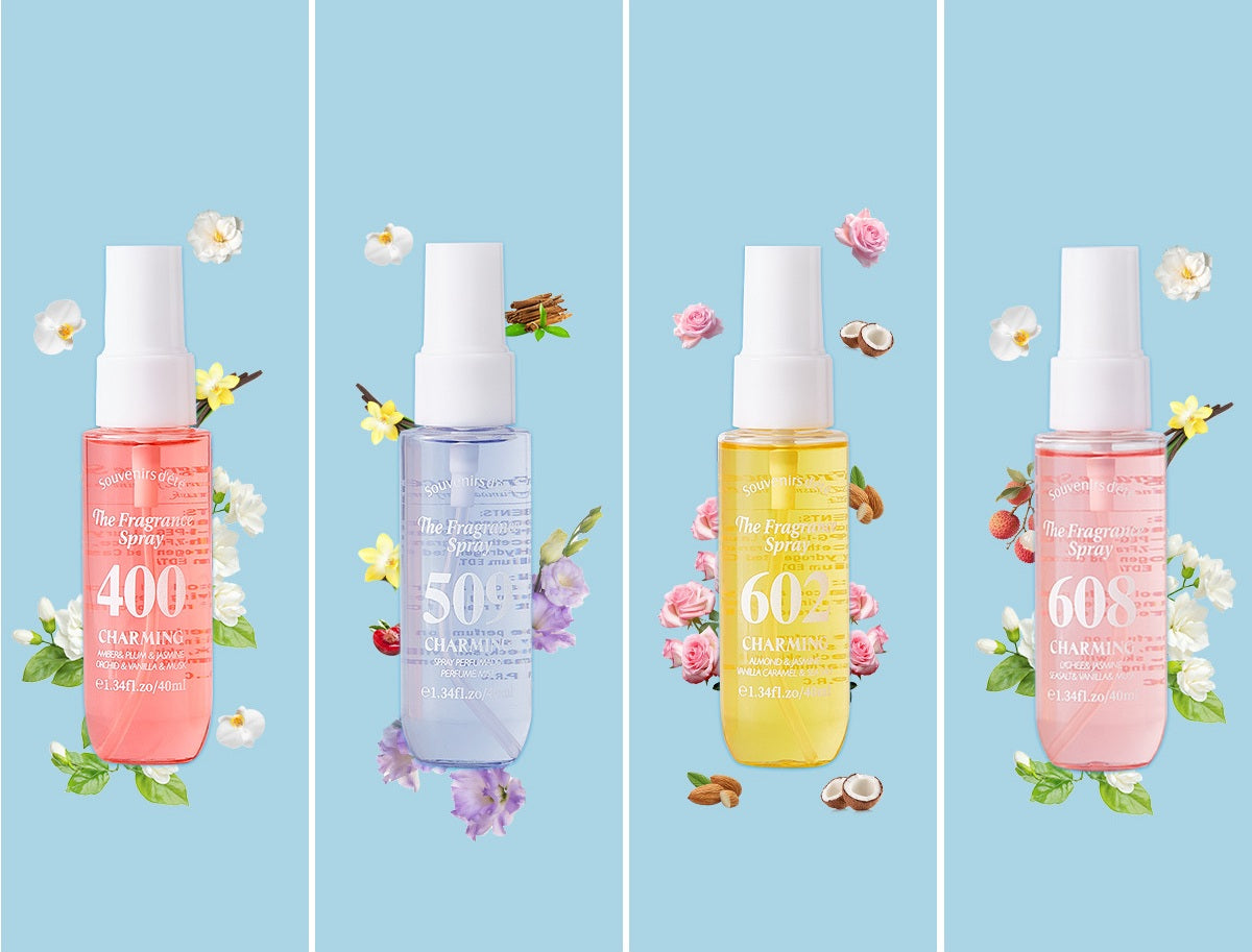 The Fragrance Spray Gift Set 4 x 40ml (Summery Set)